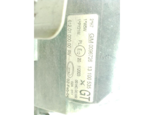 13100535 FARO IZQUIERDO OPEL CORSA C (X01)|Desguaces La Cabaña