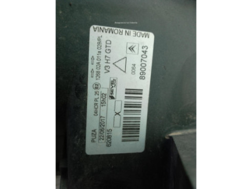 89007043 FARO IZQUIERDO CITROEN C8 (EA_, EB_)|Desguaces La Cabaña