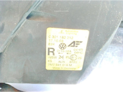 301182212 FARO DERECHO SEAT ALHAMBRA (7V8, 7V9)|Desguaces La Cabaña