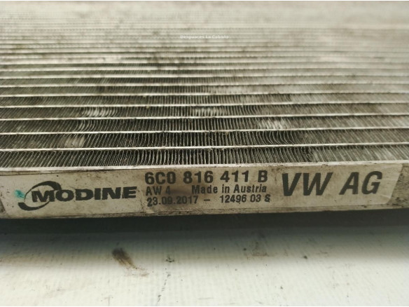 6C0816411B RADIADOR AIRE ACONDICIONADO SEAT TOLEDO IV (KG3)|Desguaces La Cabaña