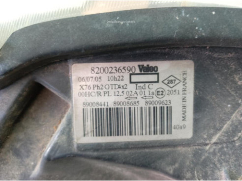 8200236590 FARO IZQUIERDO NISSAN KUBISTAR Furgón (X76)|Desguaces La Cabaña