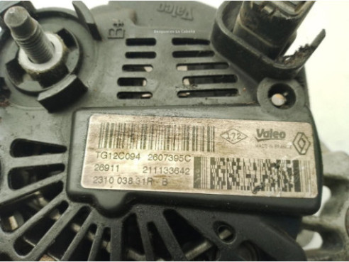 2607395C ALTERNADOR DACIA DUSTER|Desguaces La Cabaña