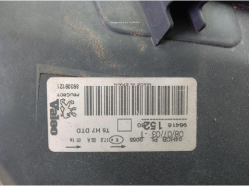 9641615280 FARO DERECHO PEUGEOT 307 SW (3H)|Desguaces La Cabaña