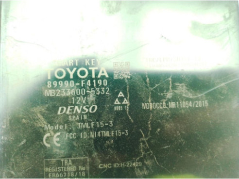 89990F4190 MODULO ELECTRONICO 6 TOYOTA C-HR (_X1_)|Desguaces La Cabaña