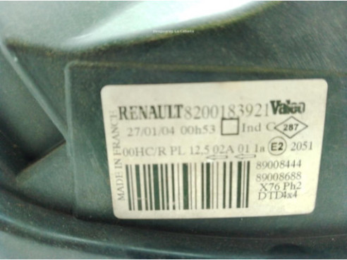 8200183921 FARO DERECHO RENAULT KANGOO (KC0/1_)|Desguaces La Cabaña