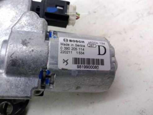 9819900080 MOTOR LIMPIAPARABRISAS TRA PEUGEOT 208 II (UB_, UP_, UW_)|Desguaces La Cabaña