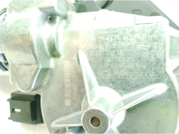 9819899980 MOTOR LIMPIAPARABRISAS TRA OPEL CROSSLAND X (P17)|Desguaces La Cabaña