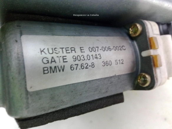 67628360512 ELEVALUNAS PUERTA LAT DEL DER BMW 5 (E39)|Desguaces La Cabaña
