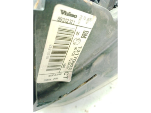 13170920 FARO DERECHO OPEL VECTRA C GTS (Z02)|Desguaces La Cabaña