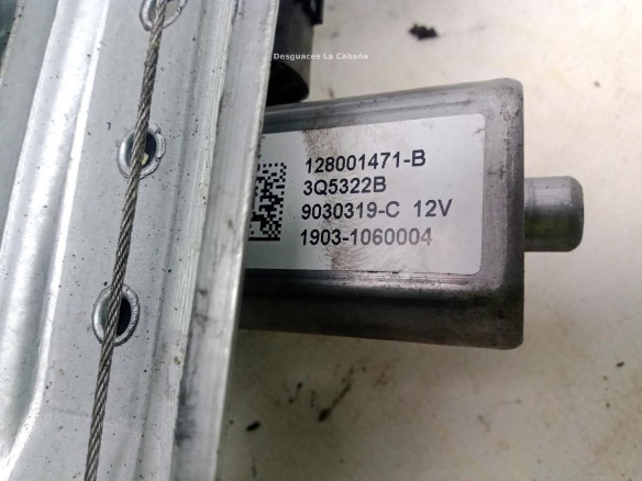 128001471B ELEVALUNAS PUERTA LAT DEL DER DACIA DUSTER|Desguaces La Cabaña