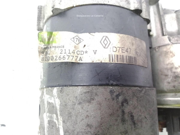 D7E47,8200266777, ARRANQUE RENAULT MEGANE II (BM0/1_, CM0/1_)|Desguaces La Cabaña