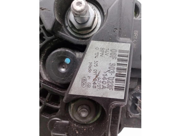 06F903023F,0124525091, ALTERNADOR VW SCIROCCO (137, 138)|Desguaces La Cabaña