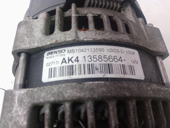 A4K13588664 ALTERNADOR OPEL CORSA E (X15)|Desguaces La Cabaña