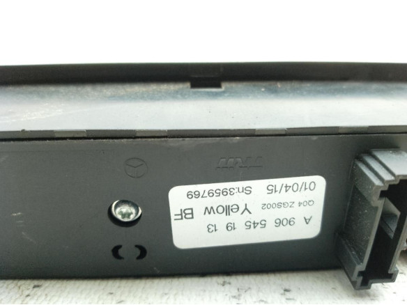 A9065451913 MANDO ELEVALUNAS PUERTA LAT DEL DER MERCEDES BENZ SPRINTER 3,5-t Autobús (906)|Desguaces La Cabaña
