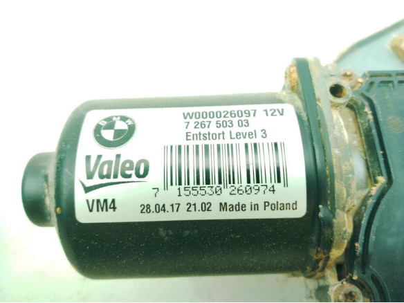 726750303 MOTOR LIMPIAPARABRISAS DEL BMW 3 (F30, F80)|Desguaces La Cabaña