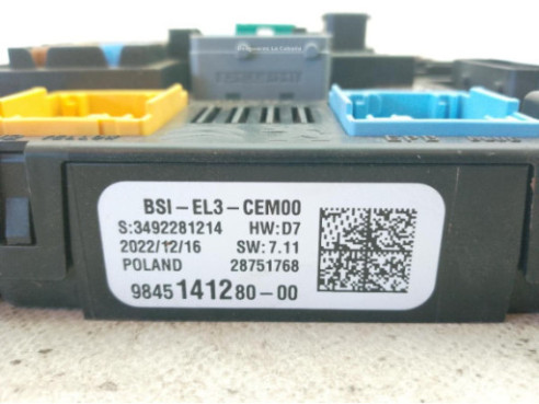 9845141280 CAJA FUSIBLES INTERIOR (BSI) OPEL VIVARO C Furgón|Desguaces La Cabaña