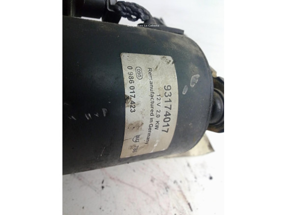 0986017423, ARRANQUE OPEL VECTRA B (J96)|Desguaces La Cabaña