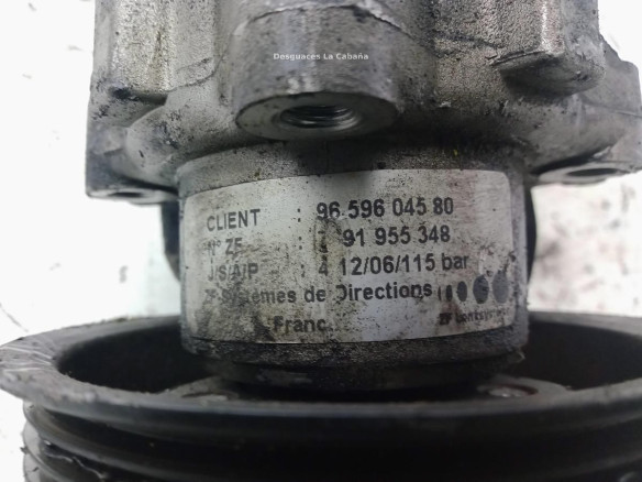 9659604580, BOMBA DIRECCION PEUGEOT 407 (6D_)|Desguaces La Cabaña