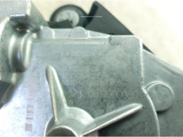 9819900080 MOTOR LIMPIAPARABRISAS TRA PEUGEOT 208 II (UB_, UP_, UW_)|Desguaces La Cabaña