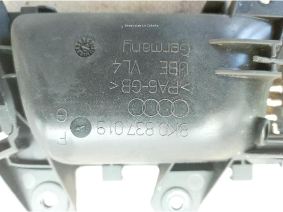 8K0837019 MANILLA PUERTA LAT DEL IZQ INT AUDI A4 Avant (8K5, B8)|Desguaces La Cabaña