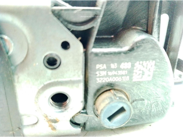 3220A0061I8 CERRADURA PUERTA LAT DEL DER CITROEN BERLINGO Furgón (K9)|Desguaces La Cabaña