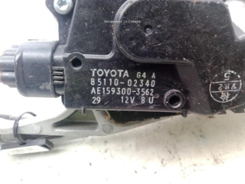8511002340 MOTOR LIMPIAPARABRISAS DEL TOYOTA AURIS (_E18_)|Desguaces La Cabaña