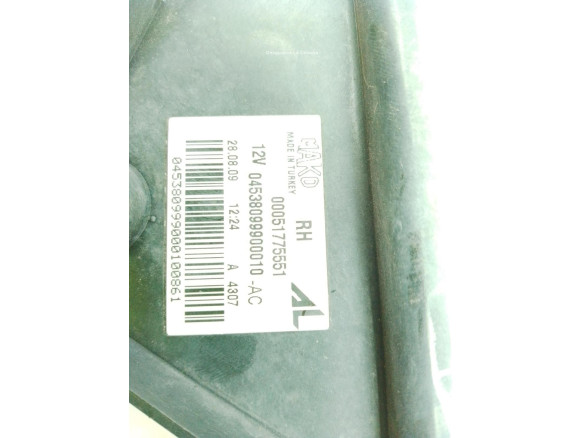 00051775551 NIEBLA DEL DER FIAT BRAVO II (198_)|Desguaces La Cabaña
