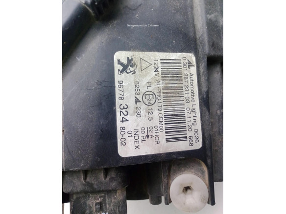 967783248002 FARO IZQUIERDO PEUGEOT 308 SW II|Desguaces La Cabaña