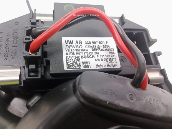3C0907521F MOTOR CALEFACCION VW TOURAN (1T3)|Desguaces La Cabaña