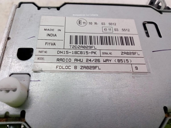 T2DZA029FL MODULO RADIO FORD ECOSPORT|Desguaces La Cabaña