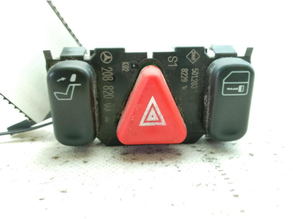2088200310 INTERRUPTOR WARNING MERCEDES BENZ CLASE C (W202)|Desguaces La Cabaña