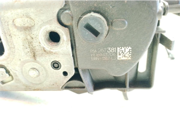 16943706 CERRADURA PUERTA LAT TRA IZQ OPEL CROSSLAND X (P17)|Desguaces La Cabaña