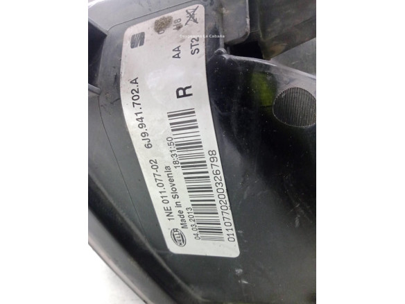 6J9941702A NIEBLA DEL DER SEAT LEON (5F1)|Desguaces La Cabaña