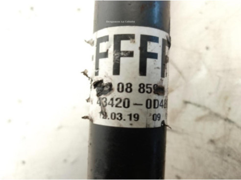 692030D090  MANILLA PUERTA LAT TRA DER EXT TOYOTA YARIS (_P13_)|Desguaces La Cabaña 2