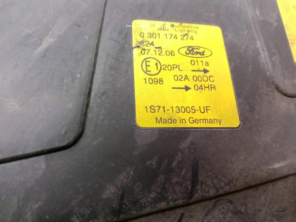 1S7113005UF FARO DERECHO FORD MONDEO III (B5Y)|Desguaces La Cabaña