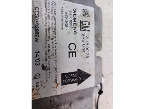 13159975 CENTRALITA AIRBAG OPEL VECTRA C (Z02)|Desguaces La Cabaña