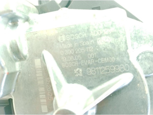 9811259980 MOTOR LIMPIAPARABRISAS TRA CITROEN C3 III (SX)|Desguaces La Cabaña