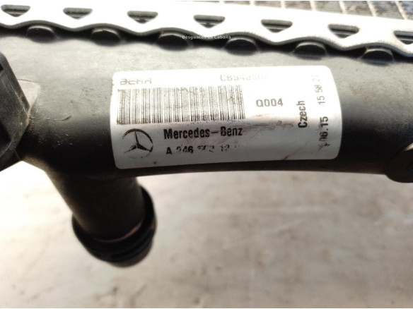 A2465001203 RADIADOR AGUA MERCEDES BENZ CLASE B (W246, W242)|Desguaces La Cabaña