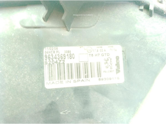 9634369180 FARO DERECHO PEUGEOT 307 SW (3H)|Desguaces La Cabaña