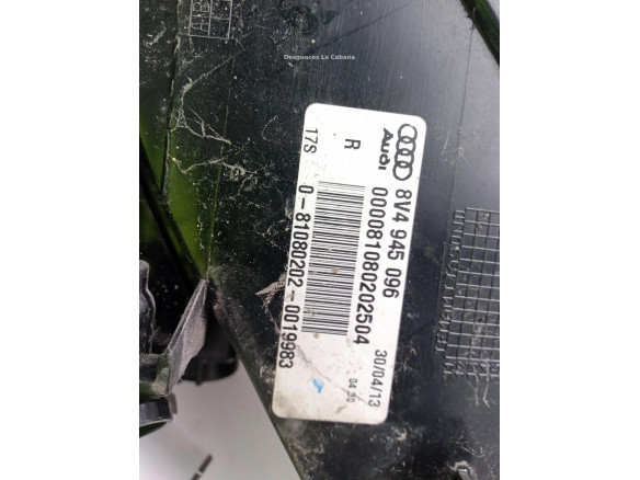 8V4945096 PILOTO TRA DER EXT AUDI A3 Sportback (8VA, 8VF)|Desguaces La Cabaña