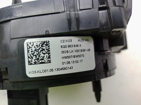 6Q0963549A CARRETE AIRBAG AUDI A3 Sportback (8VA, 8VF)|Desguaces La Cabaña