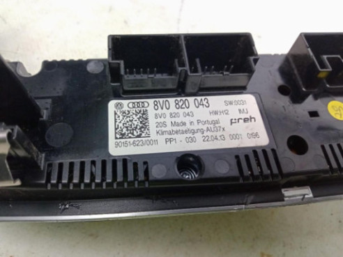8V0820043 MANDO CLIMA AUDI A3 Sportback (8VA, 8VF)|Desguaces La Cabaña