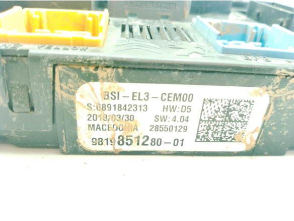 981985128001 CENTRALITA MULTIFUNCION OPEL CROSSLAND X (P17)|Desguaces La Cabaña