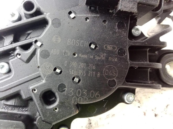 5K6955711B MOTOR LIMPIAPARABRISAS TRA VW POLO (6R1, 6C1)|Desguaces La Cabaña