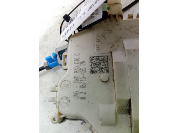 8K0839016C CERRADURA PUERTA LAT TRA DER AUDI A3 Sportback (8VA, 8VF)|Desguaces La Cabaña