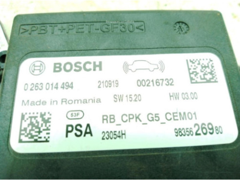 9835626980 MODULO ELECTRONICO 8 PEUGEOT 3008 SUV (M_)|Desguaces La Cabaña