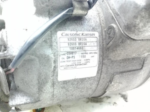 92600BR20A COMPRESOR AA NISSAN QASHQAI / QASHQAI +2 I (J10, JJ10)|Desguaces La Cabaña