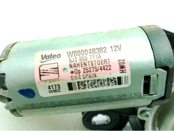 6J3955711A MOTOR LIMPIAPARABRISAS TRA SEAT IBIZA IV (6J5, 6P1)|Desguaces La Cabaña