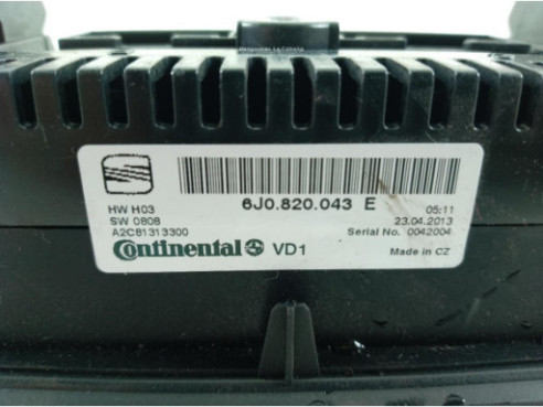 6J0820043E MANDO CLIMA SEAT IBIZA IV (6J5, 6P1)|Desguaces La Cabaña