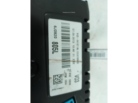 6J0920805L CUADRO INSTRUMENTOS SEAT IBIZA IV (6J5, 6P1)|Desguaces La Cabaña